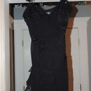 Silk  black dress-size 4